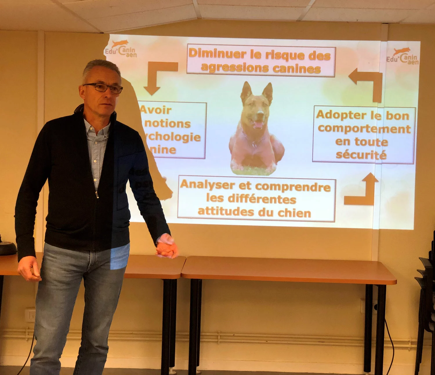 Gérard Guinaudeau educateur canin