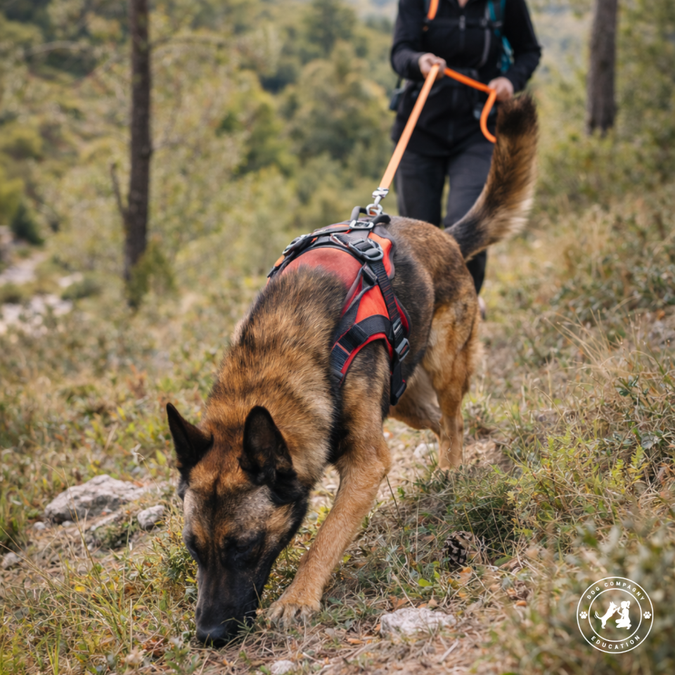 chien qui renifle mantrailing education